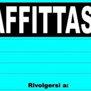 cartello affittasi